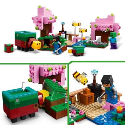 LEGO Minecraft 21260: Explorez le jardin des cerisiers en fleurs - Minifigurines du jeu vidéo