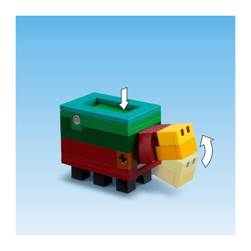LEGO Minecraft 21260: Explorez le jardin des cerisiers en fleurs - Minifigurines du jeu vidéo