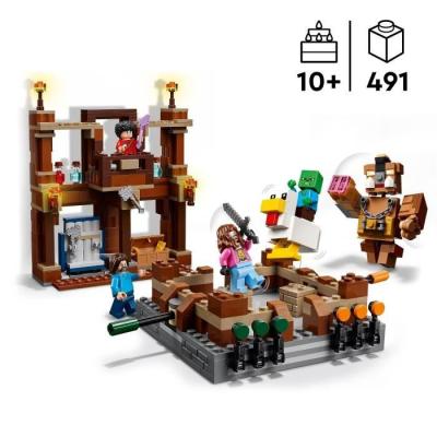 LEGO Minecraft 21272 Le Ring du Manoir des Bois - Construction pour garçon de 10 ans