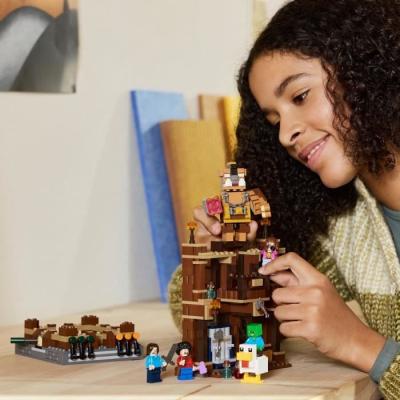 LEGO Minecraft 21272 Le Ring du Manoir des Bois - Construction pour garçon de 10 ans