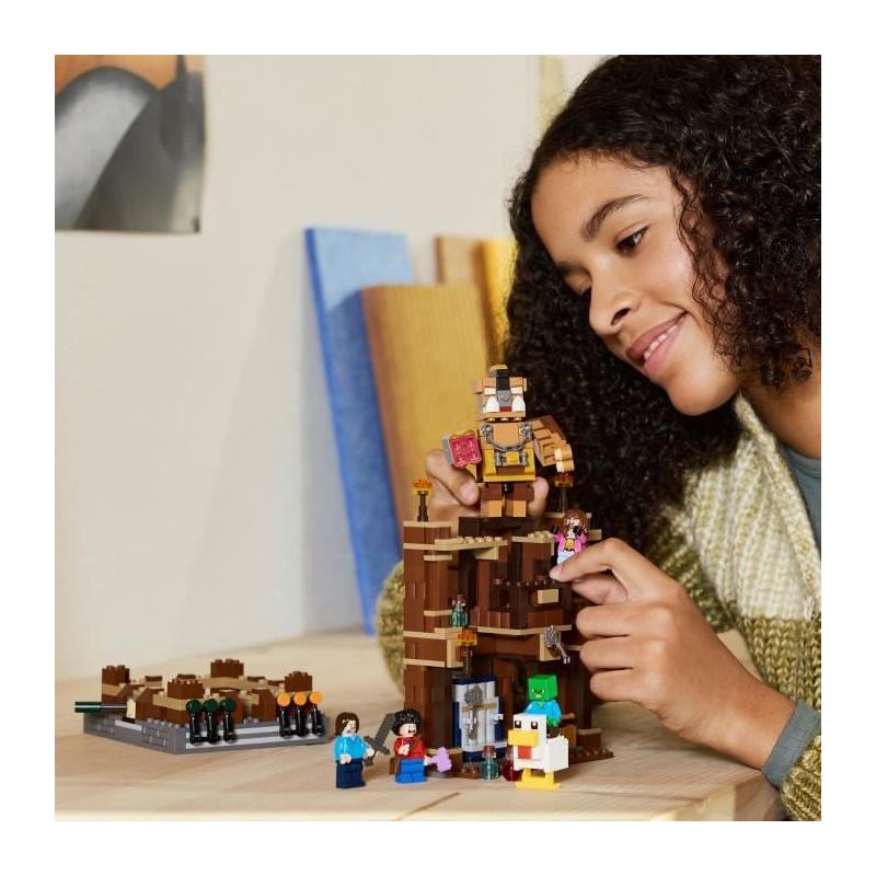 LEGO Minecraft 21272 Le Ring du Manoir des Bois - Construction pour garçon de 10 ans