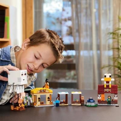 LEGO Minecraft 21273: Les Ghasts attaquent! - Jeu de construction pour garçons de 10 ans