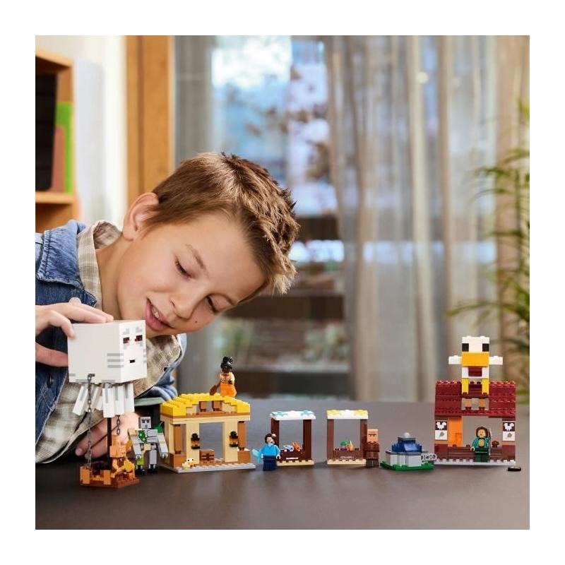 LEGO Minecraft 21273: Les Ghasts attaquent! - Jeu de construction pour garçons de 10 ans