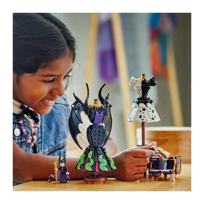 LEGO Disney Villains : Les Robes de Maléfique et Cruella pour filles de 9 ans