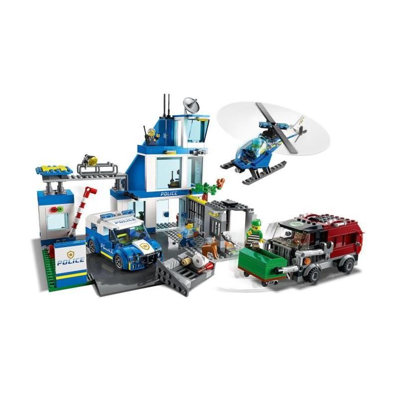 LEGO City 60316 : Commissariat de Police et Véhicules Jouets