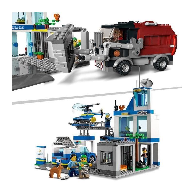 LEGO City 60316 : Commissariat de Police et Véhicules Jouets