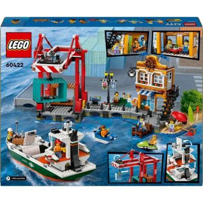Explorez LEGO City 60422 Le Port et le Navire Marchand!