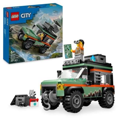 LEGO City 60447: Le camion tout-terrain ultime pour garçon de 6 ans