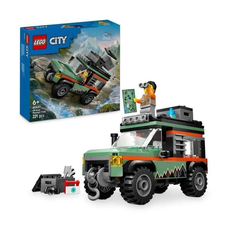 LEGO City 60447: Le camion tout-terrain ultime pour garçon de 6 ans