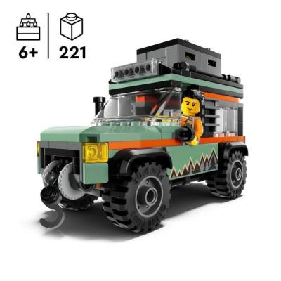 LEGO City 60447: Le camion tout-terrain ultime pour garçon de 6 ans