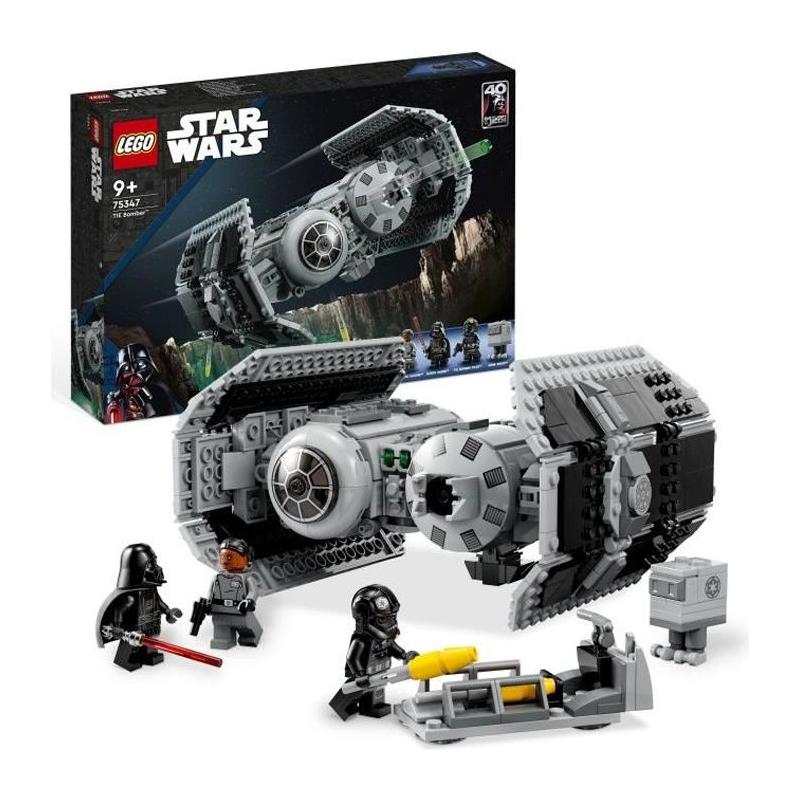 Maquette LEGO Star Wars 75347 Le Bombardier TIE avec Figurine de Droide Gonk