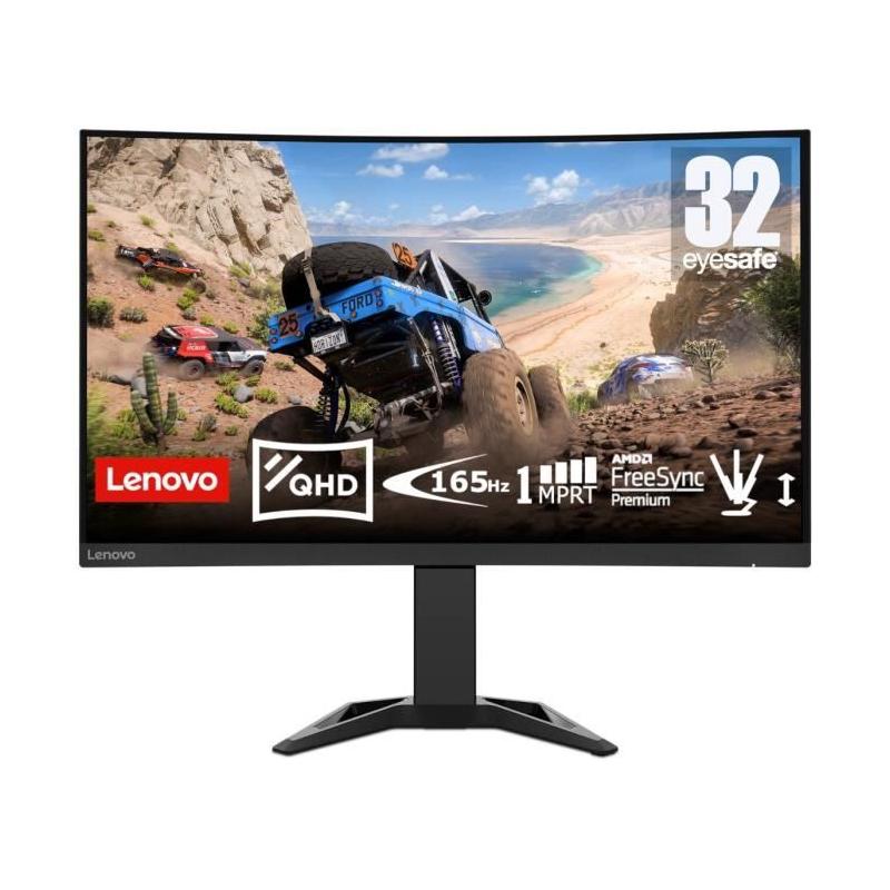 Ecran PC Gaming Incurvé Lenovo - 32 pouces - 165Hz