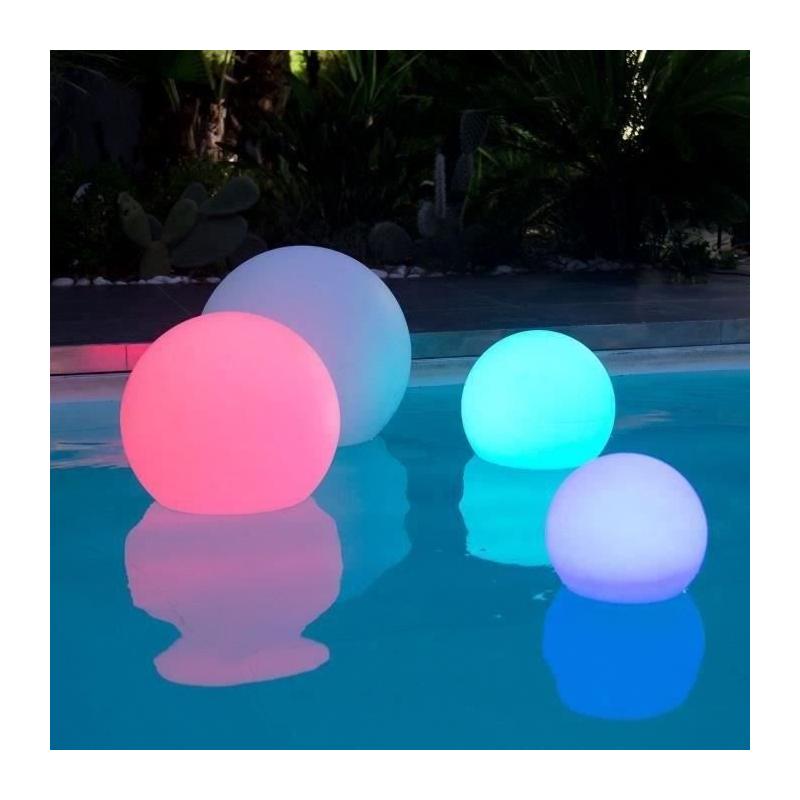 Décoration lumineuse: LUMISKY Sphere Led sans fil 30 cm - Multicolore