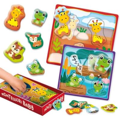 Découvrez les familles d'animaux avec Jeu Tactile CAROTINA BABY!