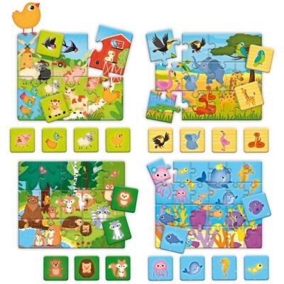 Jeu d'Association - Découverte des animaux avec CAROTINA BABY
