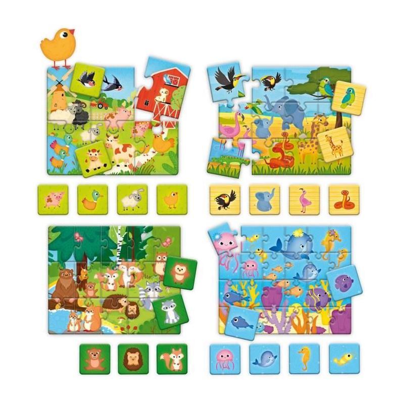Jeu d'Association - Découverte des animaux avec CAROTINA BABY