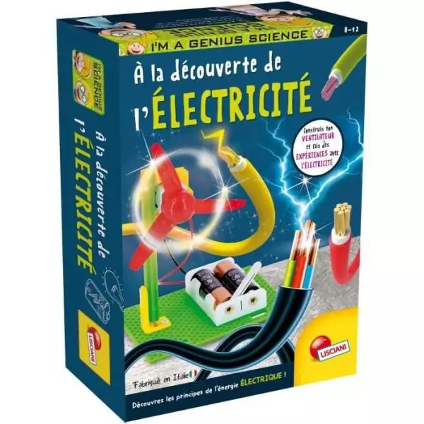 Découverte de l'éléctricité - Kit Scientifique - I'M A GENIUS POCKET - Composants sûrs