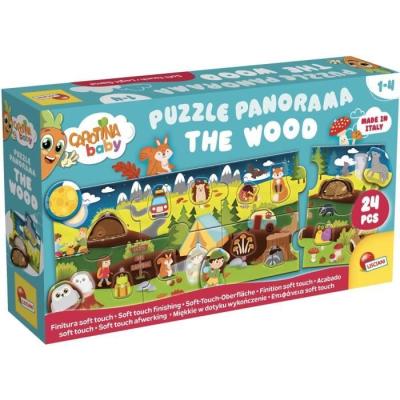 Puzzle panoramique Les Bois - CAROTINA BABY : jeu d'apprentissage ludique