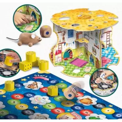 La Maison de la Souris : Jeu Montessori en Bois La Maison de la Souris : Jeu Montessori en Bois