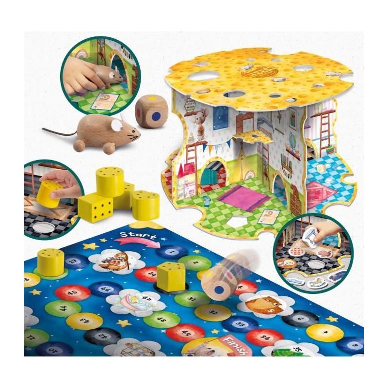 La Maison de la Souris : Jeu Montessori en Bois