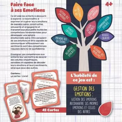 Jeux de cartes pour apprendre à gérer ses émotions - LIFE SKILLS Jeux de cartes pour apprendre à gérer ses émotions - LIFE SKILLS
