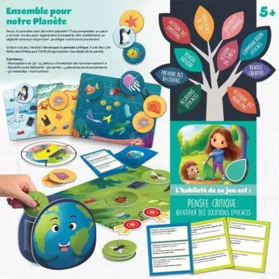 Ensemble pour la planète: Jeu de Plateau LIFE SKILLS Ensemble pour la planète: Jeu de Plateau LIFE SKILLS
