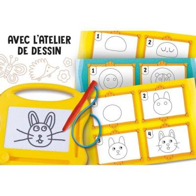 Calculs ludiques avec l'ardoise magique CAROTINA: apprendre les chiffres