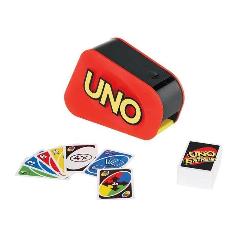 Jeu de Cartes Familial Uno Extreme pour des 7 ans et +