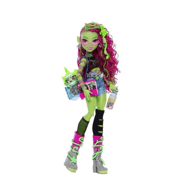 Monster High: Venus McFlytrap - Poupée et son adorable compagnon Chewlian!