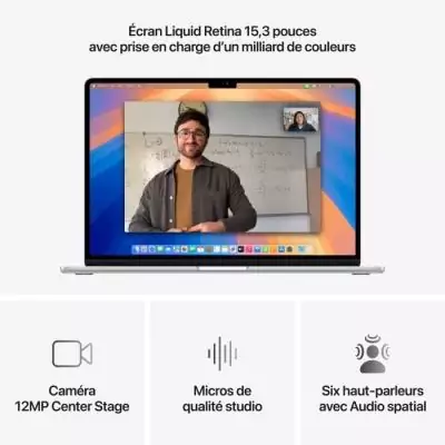 Apple MacBook Air M4 15,3 2025 - 24Go RAM - 512Go Stockage - Argent Apple MacBook Air M4 15,3 2025 - 24Go RAM - 512Go Stockage - Argent