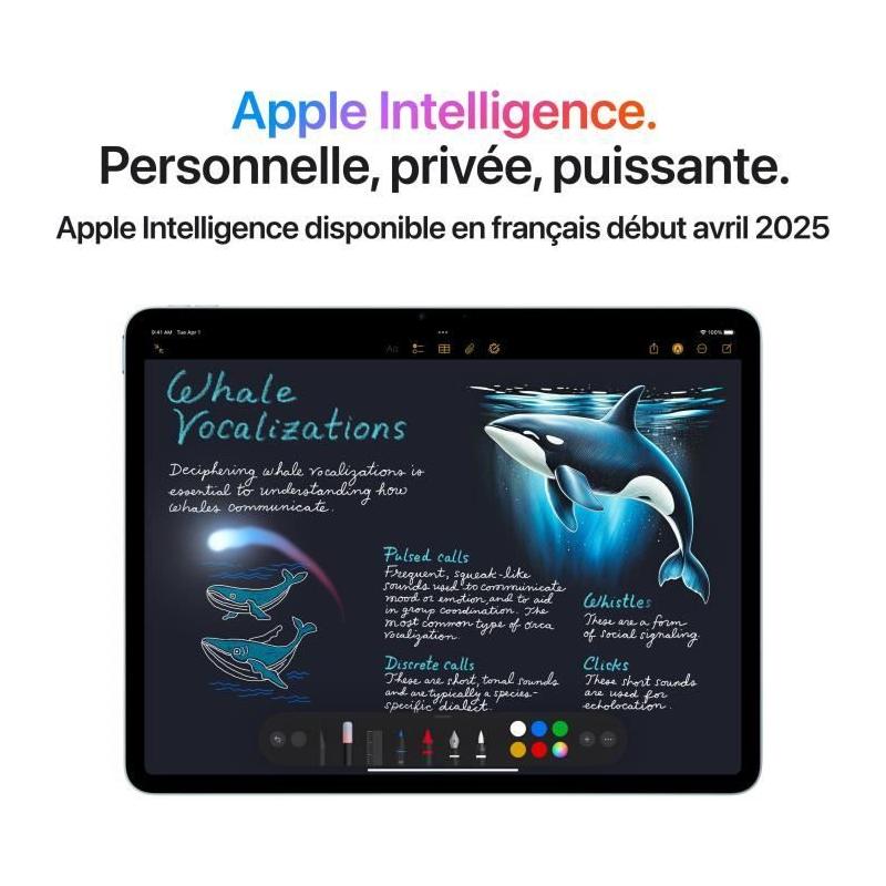 Nouvel iPad Air M3 (2025) - 13 pouces - Wi-Fi 128Go - Mauve
