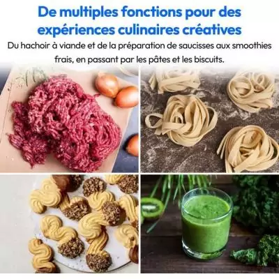 Robot pâtissier 3 en 1 MEDION - MD18430: Votre allié culinaire polyvalent Robot pâtissier 3 en 1 MEDION - MD18430: Votre allié culinaire polyvalent