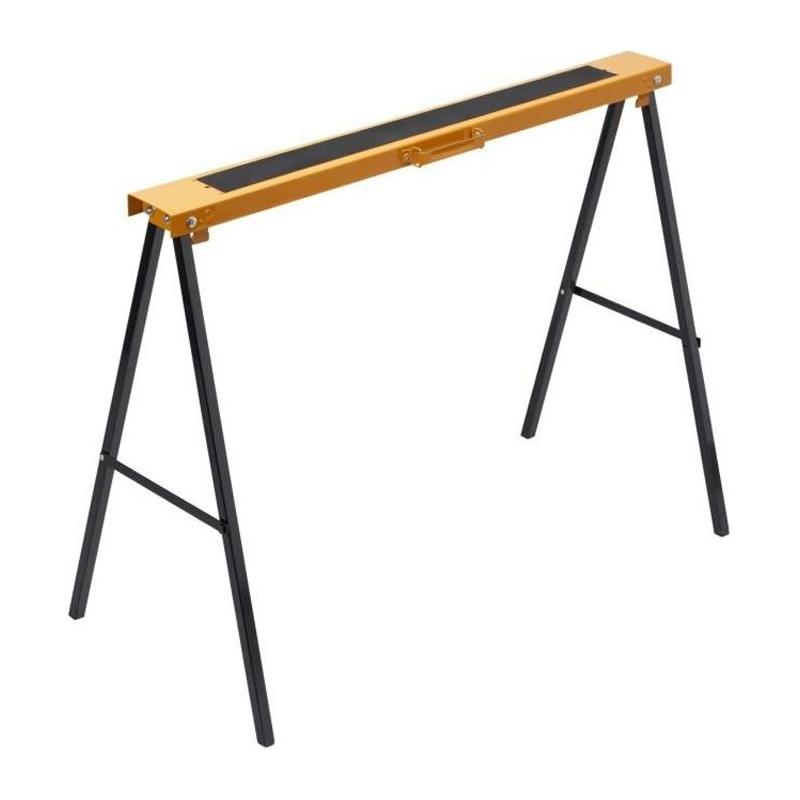 Tréteau pliable MEISTER - Charge 100kg - Noir