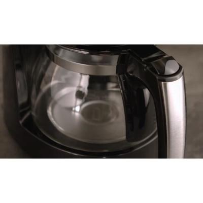 Machine à café Melitta - Top Glass Noir/Acier brossé 1017-04