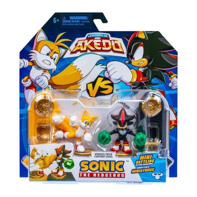 Duo de Figurines Tails vs Shadow - Pack de combat AKEDO