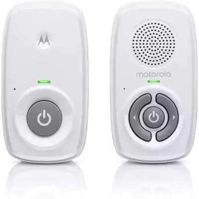 Moniteur bébé audio Motorola AM21 - Portée 300 m - Blanc