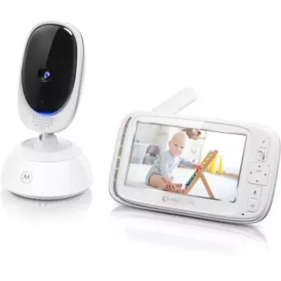 Moniteur vidéo Wi-fi MOTOROLA VM85 - 5 - 300 m - Connecté - Infrarouge - Blanc