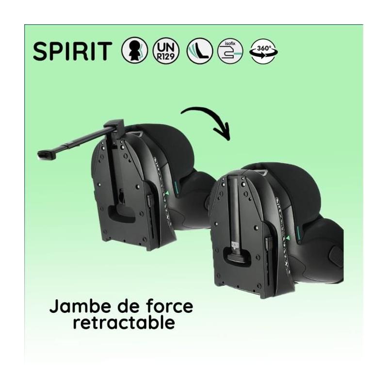 Siège auto isofix SPIRIT NANIA: évolutif 0-36 kg, 0-10 ans