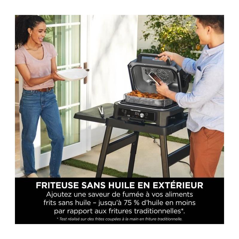Barbecue Ninja Woodfire Pro Connect XL OG901EU - 7 programmes de cuisson
