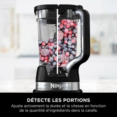 Blender professionnel haute performance Ninja Detect - Noir et argent