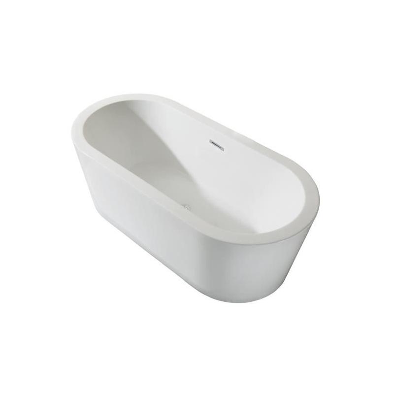 Baignoire ilot autoportante OCEANIC Islã - L.170 x I.80 x H.58 cm - Blanc