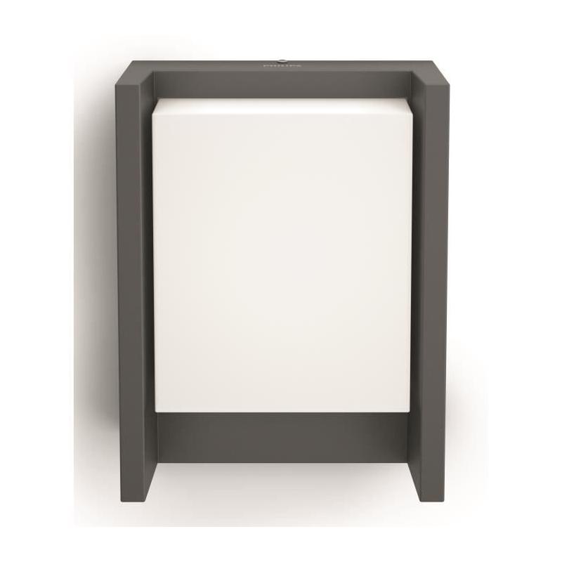 Applique extérieure LED Philips Arbour - Anthracite - 600 lm