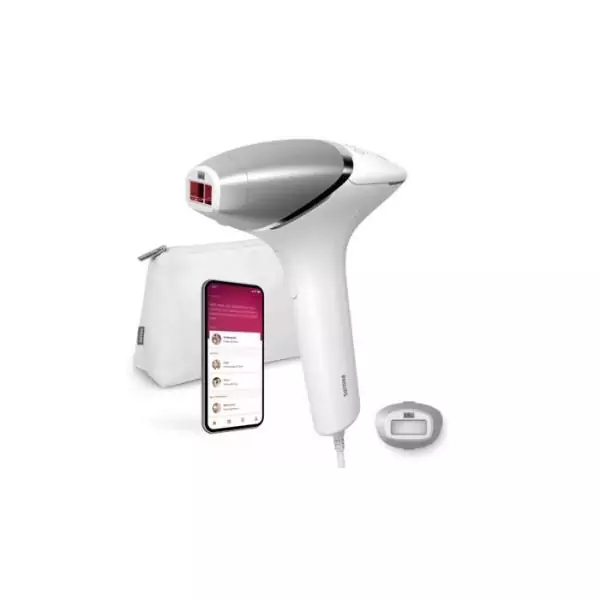 Philips Epilateur a lumiere pulsée & laser blanc/gris - BRI940/00