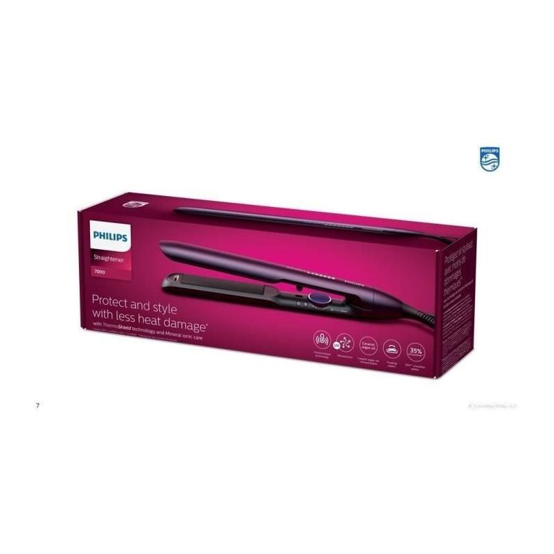 Lisseur électrique PHILIPS Series 7000 bordeaux