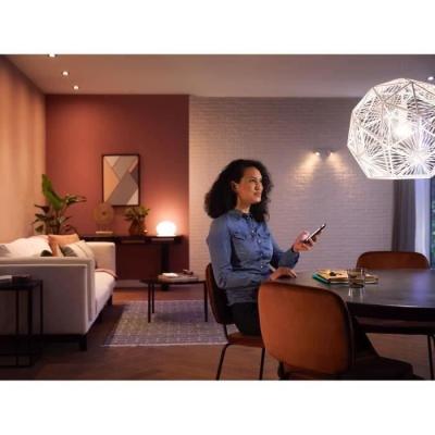 Kit de démarrage PHILIPS Hue White : 3 ampoules LED connectées + télécommande Hue