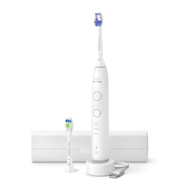 Brosse à dents électrique Philips Sonicare HX7410/02 - Série 6500 - Blanc