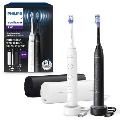 Brosse à dents électrique PHILIPS Sonicare HX7429/02 Noire & Blanche