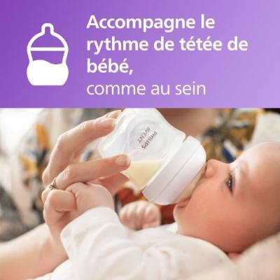 Découvrez le coffret Philips Avent Natural 3.0 - Biberon 125ml + Sucette Ultra Air