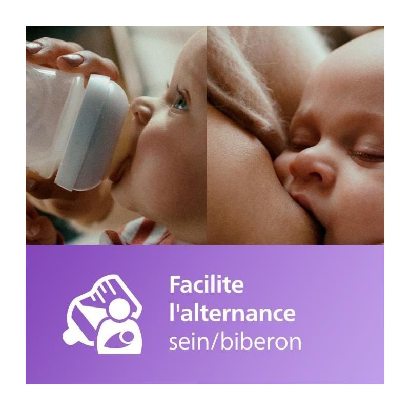 Découvrez le coffret Philips Avent Natural 3.0 - Biberon 125ml + Sucette Ultra Air