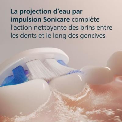 Lot de 8 têtes de brosse pour PHILIPS - HX6058/87 - S2 blanc
